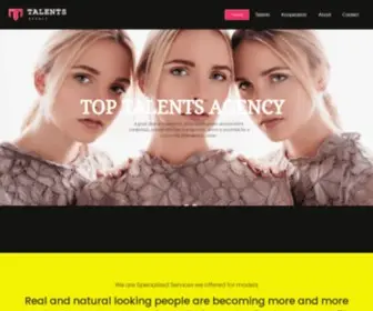 Talentsagency-Hamburg.de(Model Agency WordPress Theme) Screenshot