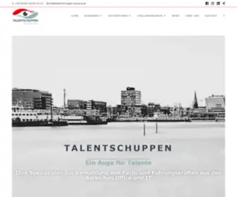 Talentschuppen-Personal.de(Talentschuppen GmbH) Screenshot