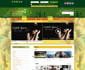 Talentsofworld.com(Talentsofworld is an international online artist channel Production) Screenshot