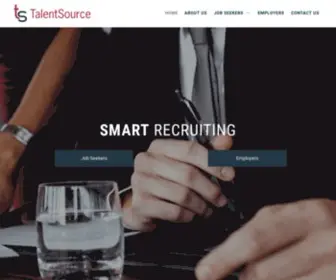 Talentsourcestaffing.com(Smart Recruiting) Screenshot