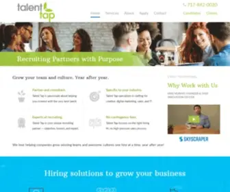 Talenttapstaff.com(Recruiting Partners with Purpose) Screenshot