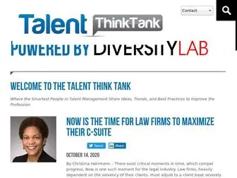 Talentthinktank.com(The Talent Think Tank Where the Smartest People in Talent Management Share Ideas) Screenshot