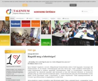 Talentumdebrecen.hu(Általános Iskola) Screenshot