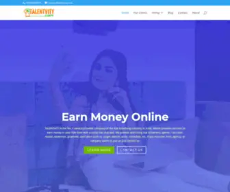 Talentvity.com(Earn money online work from home) Screenshot