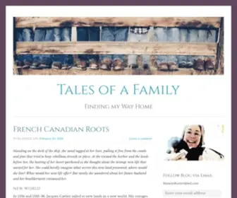 Talesofafamily.blog(Finding my Way Home) Screenshot