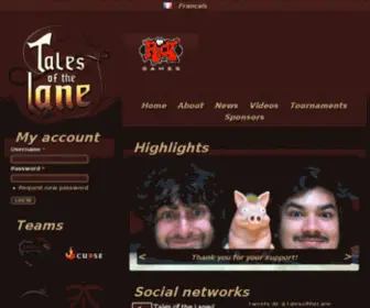 Talesofthelane.com(Tales of the Lane) Screenshot