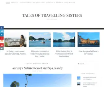 Talesoftravellingsisters.com(Tales Of Travelling Sisters) Screenshot