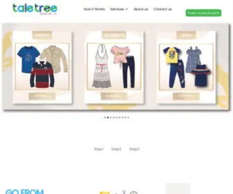 Taletreedesign.com(Customized Clothes) Screenshot