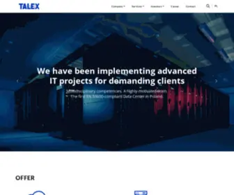 Talex.pl(Outsourcing, integracja, oprogramowanie) Screenshot