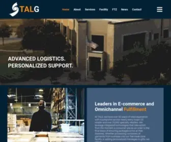 Talg3PL.com(3PL Advanced Logistics and Personalized Support) Screenshot