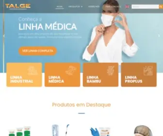 Talge.com.br(Produtos Descartáveis) Screenshot