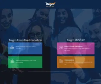 Talgro.com(Talgro's award winning LMS) Screenshot