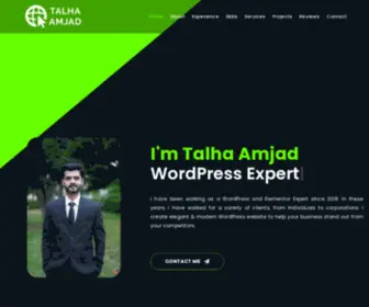 Talhaamjad.com(Talha Amjad) Screenshot