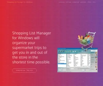 Tali.com(Shopping List Manager for Windows) Screenshot
