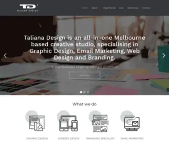 Talianadesign.com.au(Website Design) Screenshot