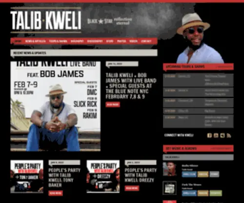 Talibkweli.com(Talib Kweli) Screenshot