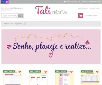 Talicriativa.com.br(Tali Criativa) Screenshot