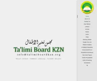 TalimiboardkZn.org(Ta'limi Board KZN) Screenshot
