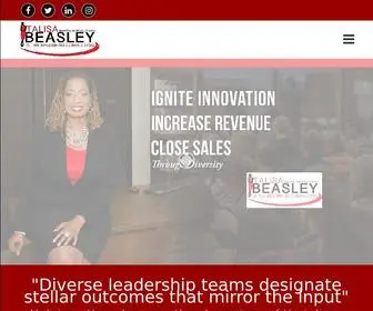 Talisabeasley.com(Leadership Development) Screenshot