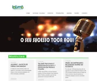 Talisma993FM.com.br(Rádio Talismã 99) Screenshot