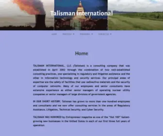 Talisman-INTL-Enercon.com(Talisman International) Screenshot