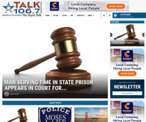 Talk1067.com(Talk 106.7) Screenshot