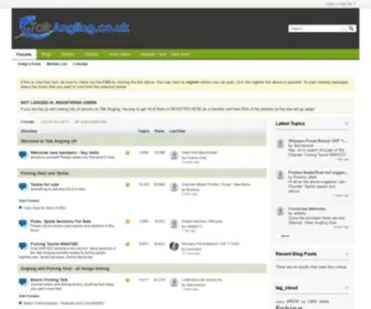 Talkangling.co.uk(Talk Angling fishing tackle) Screenshot