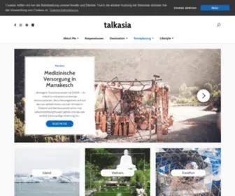 Talkasia.de(Und Lifestyleblog aus Frankfurt) Screenshot