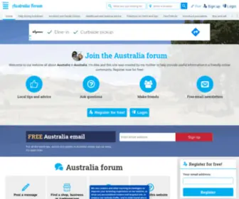 Talkaustraliaforum.com(Australia Forum) Screenshot