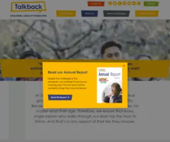 Talkback-UK.com(Autism Support and Services) Screenshot