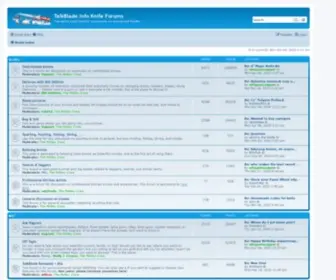 Talkblade.info(Knife Forums) Screenshot
