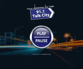 Talkcity91FM.com(Talk City 91.1fm) Screenshot