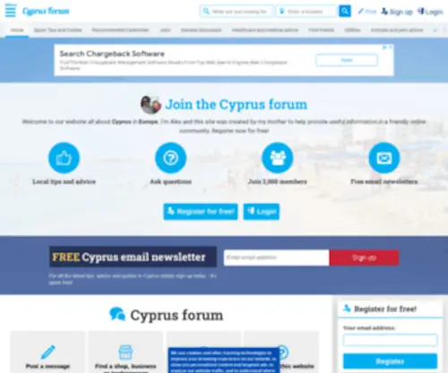 Talkcyprusforum.com(Cyprus forum) Screenshot
