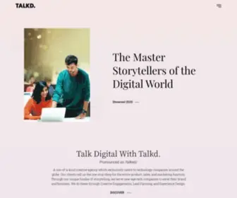Talkd.co(Brand Design Agency) Screenshot