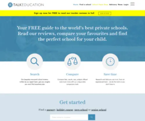 Talkeducation.com(Talkeducation) Screenshot