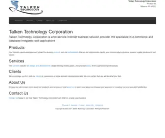 Talken.com(Talken Technology Corporation) Screenshot