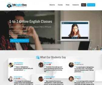 Talkenglishclass.com(Try it for Free) Screenshot