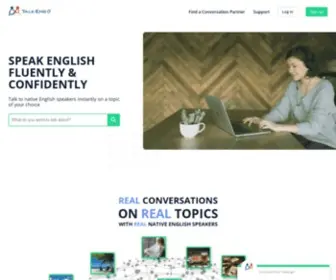 Talkengo.com(Talk English Online) Screenshot