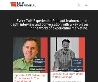 Talkexperiential.com(Talk Experiential Podcast) Screenshot