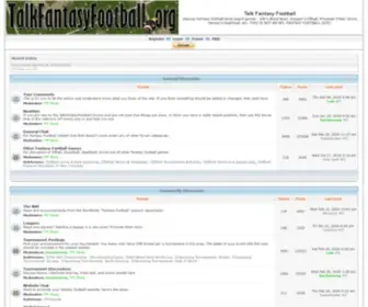 Talkfantasyfootball.org(Talk Fantasy Football) Screenshot