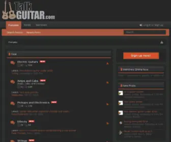 Talkguitar.com(Talkguitar) Screenshot