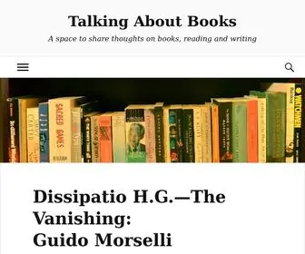 Talking-About-Books.com(A space to share thoughts on books) Screenshot
