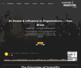 Talkingaboutorganizations.com(Talking About Organizations Podcast) Screenshot