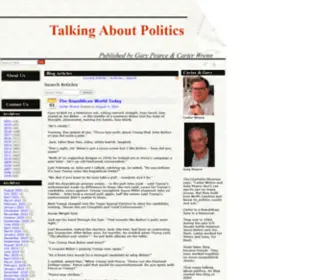 Talkingaboutpolitics.com(Talking About Politics) Screenshot