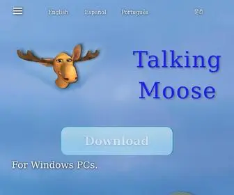 Talkingmoose.com(Download Talking Moose) Screenshot