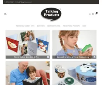 Talkingproducts.com(Talking Products) Screenshot