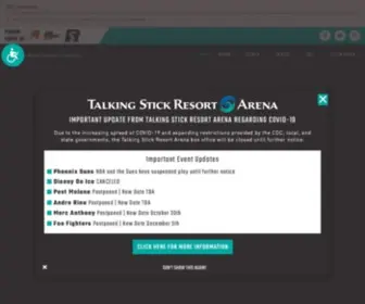 Talkingstickresortarena.com(Talking Stick Resort Arena) Screenshot