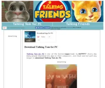 Talkingtomforpc.net(Talking Tom) Screenshot