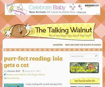 Talkingwalnut.com(The Talking Walnut dishes on toys) Screenshot