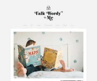 Talkingwordy.com(Talk Wordy to Me) Screenshot